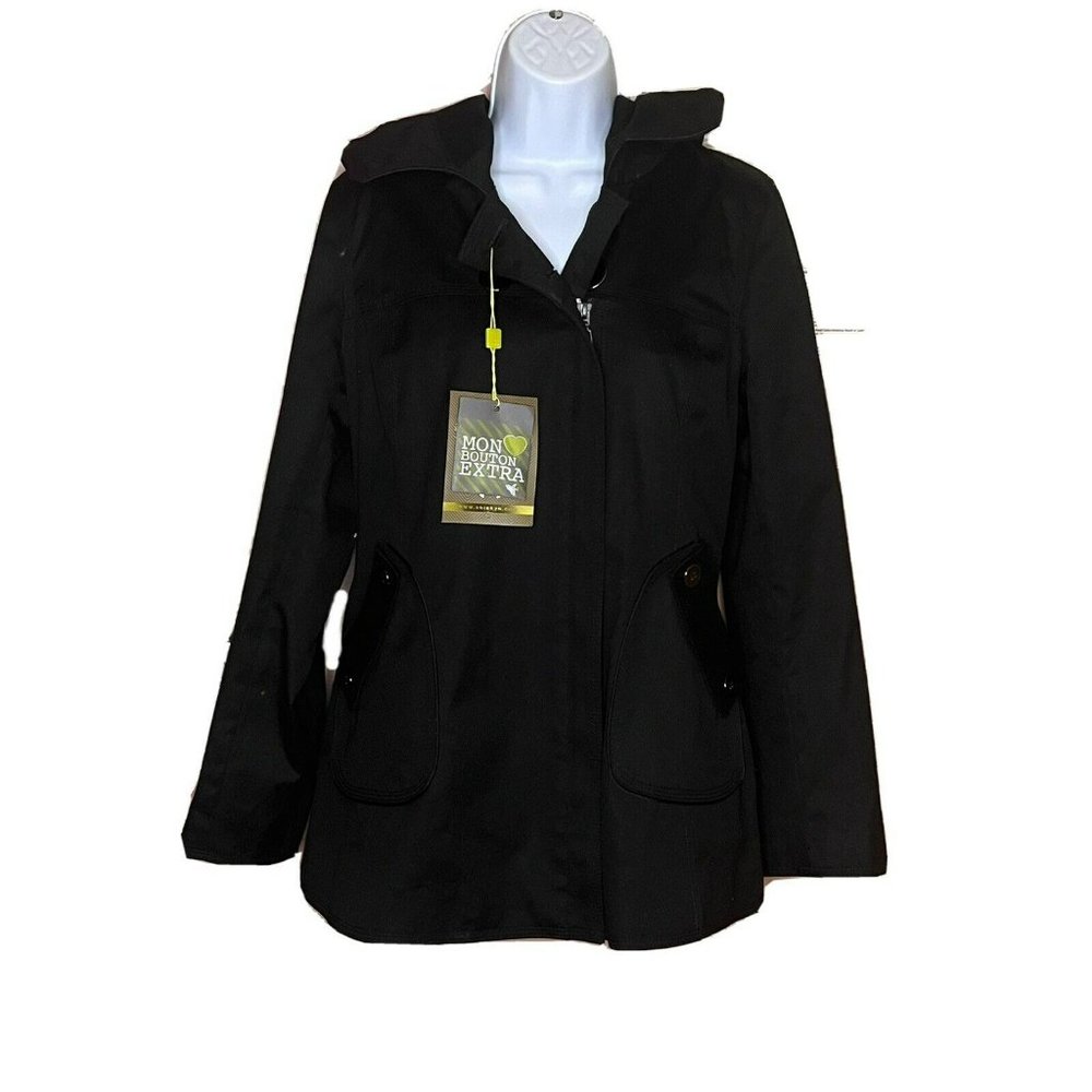 SOIA & KYO S&K Anthropologie Oversized Hood Princess coat Jacket Large